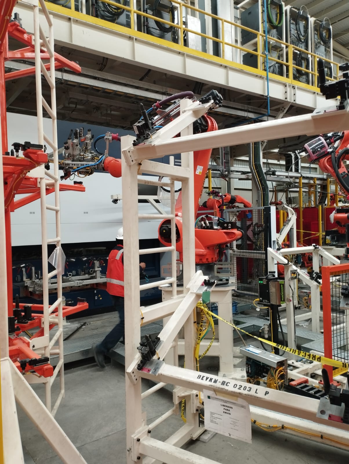 Línea de producción industrial
